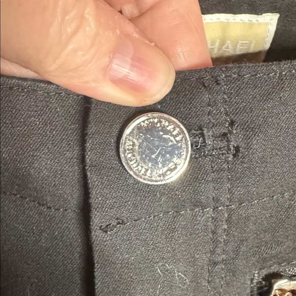 MICHAEL Michael Kors ROCKR Zip Skinny Stretch Cotton Ankle Pants Black Size 2 - Picture 8 of 13